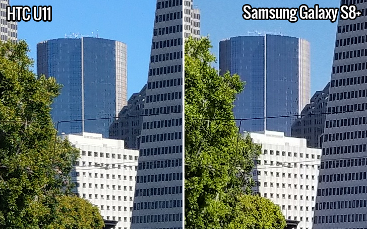 مقارنة بين أفضل كاميرات الهواتف في السوق Samsung S8 و HTC U11